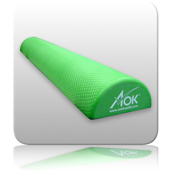 PhysioRoller 15cm Half Round - Long - Green