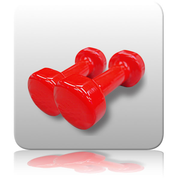 Dumbells (Vinyl) - 2.5kg Pair