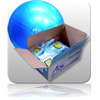 Bulk - mediBall Pro Plus 45cm - Blue (Carton 20 Pieces)